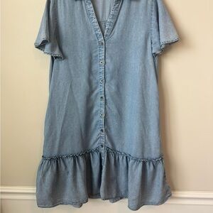 Jane + Delancey Light Blue Denim Dress size small